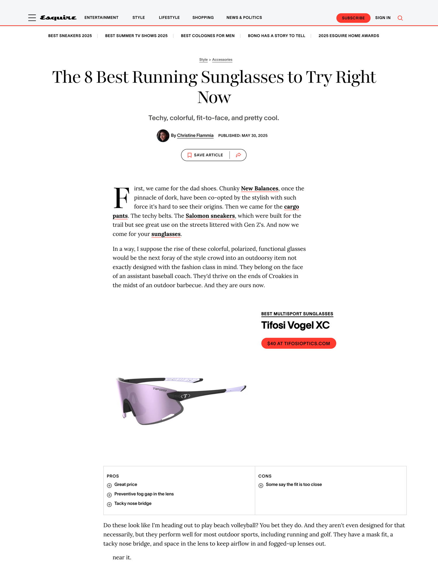 Product Review Page