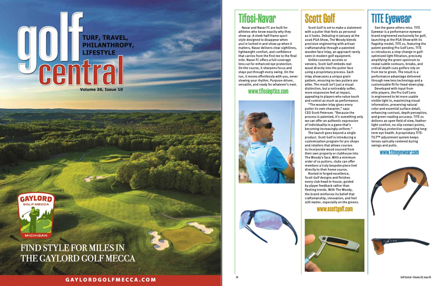 Golf Central Spotlights Navar and Navar FC Golf Sunglasses