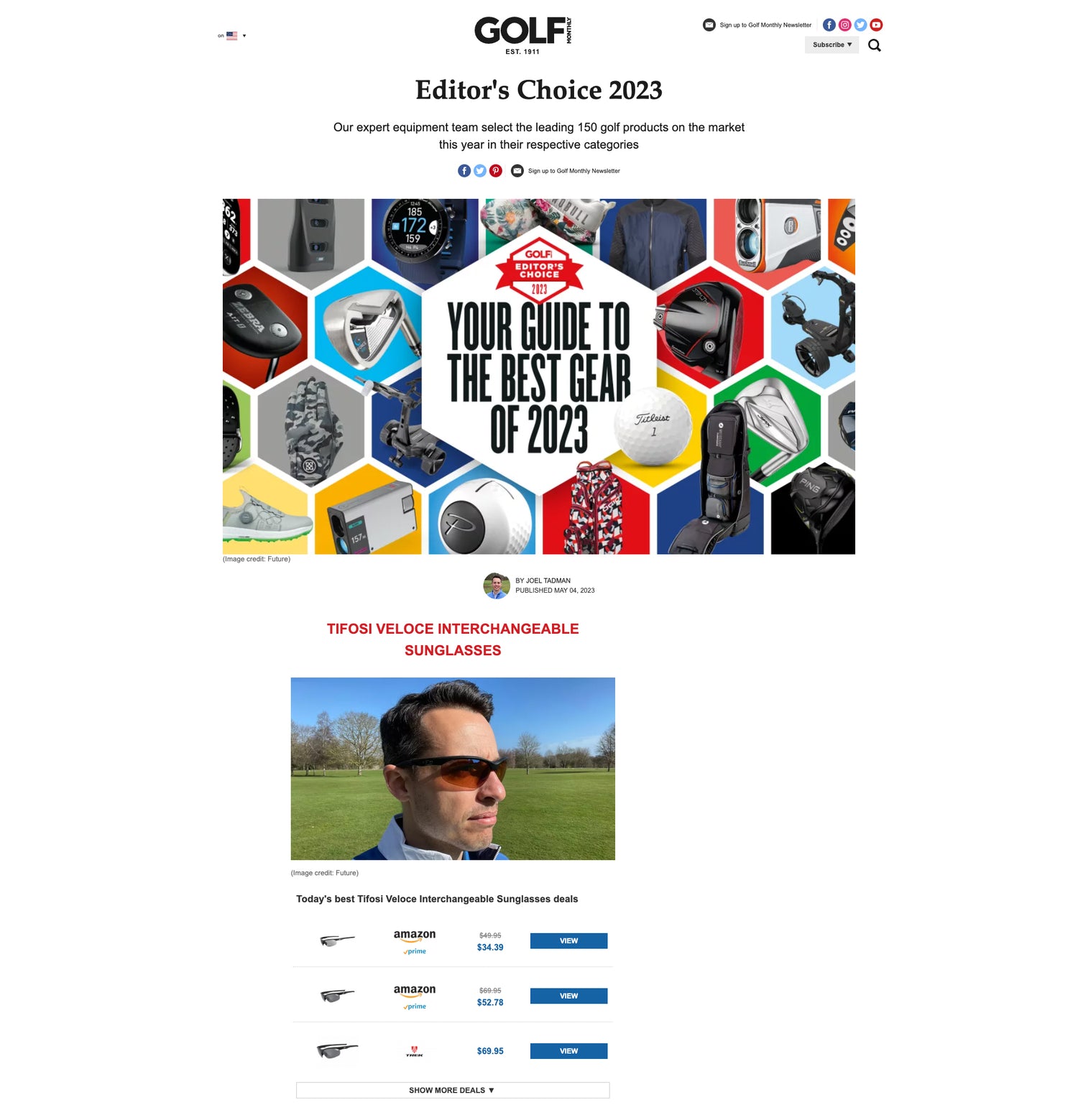 Swick & Veloce Sport Sunglasses - Golf Monthly May 2023