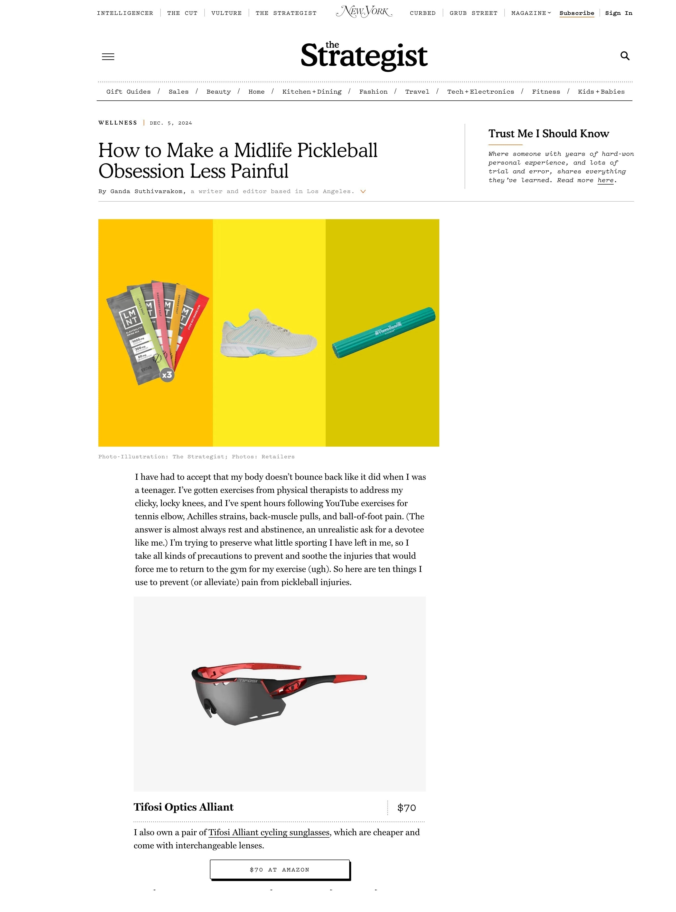 Product Review Page