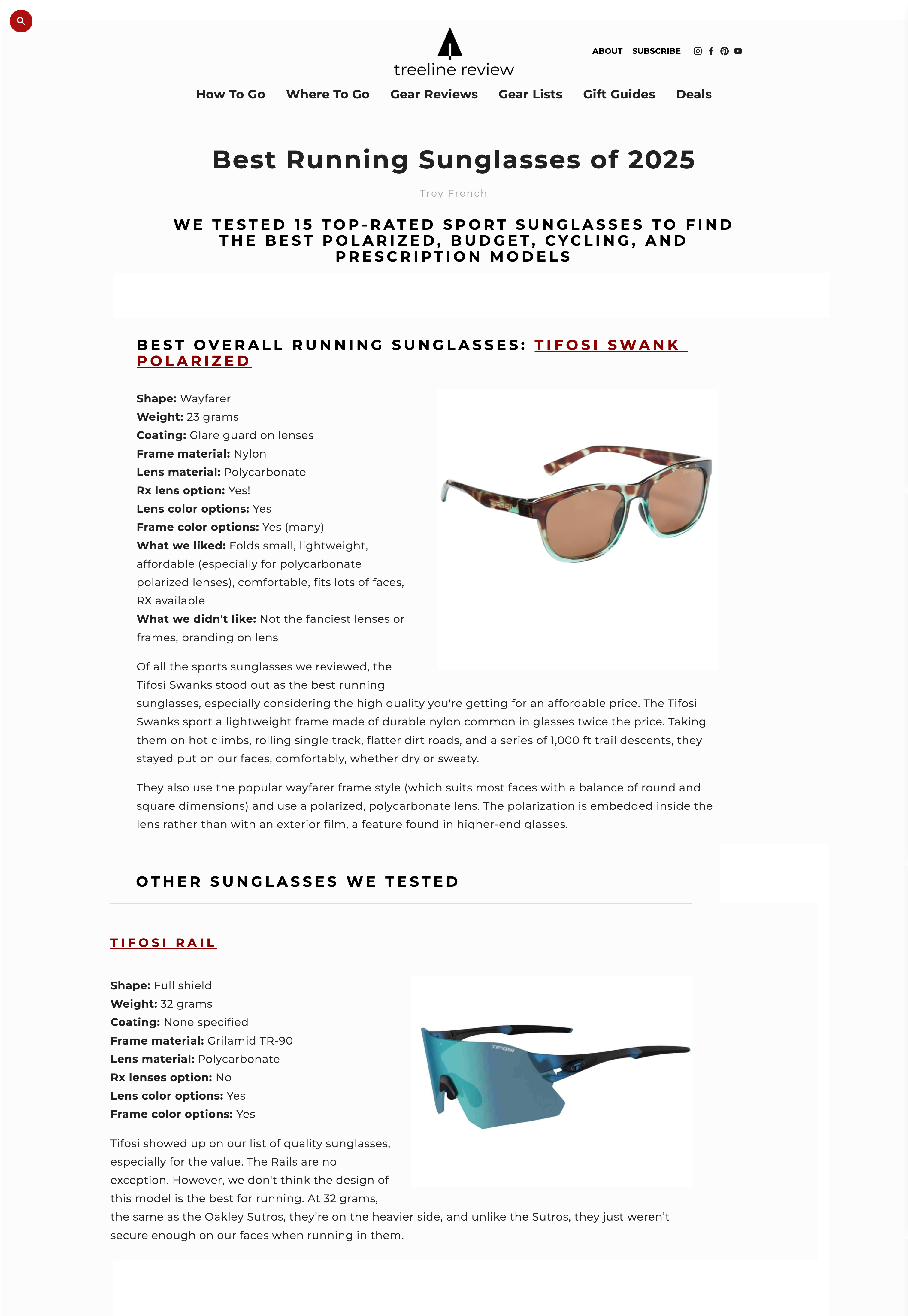 Product Review Page