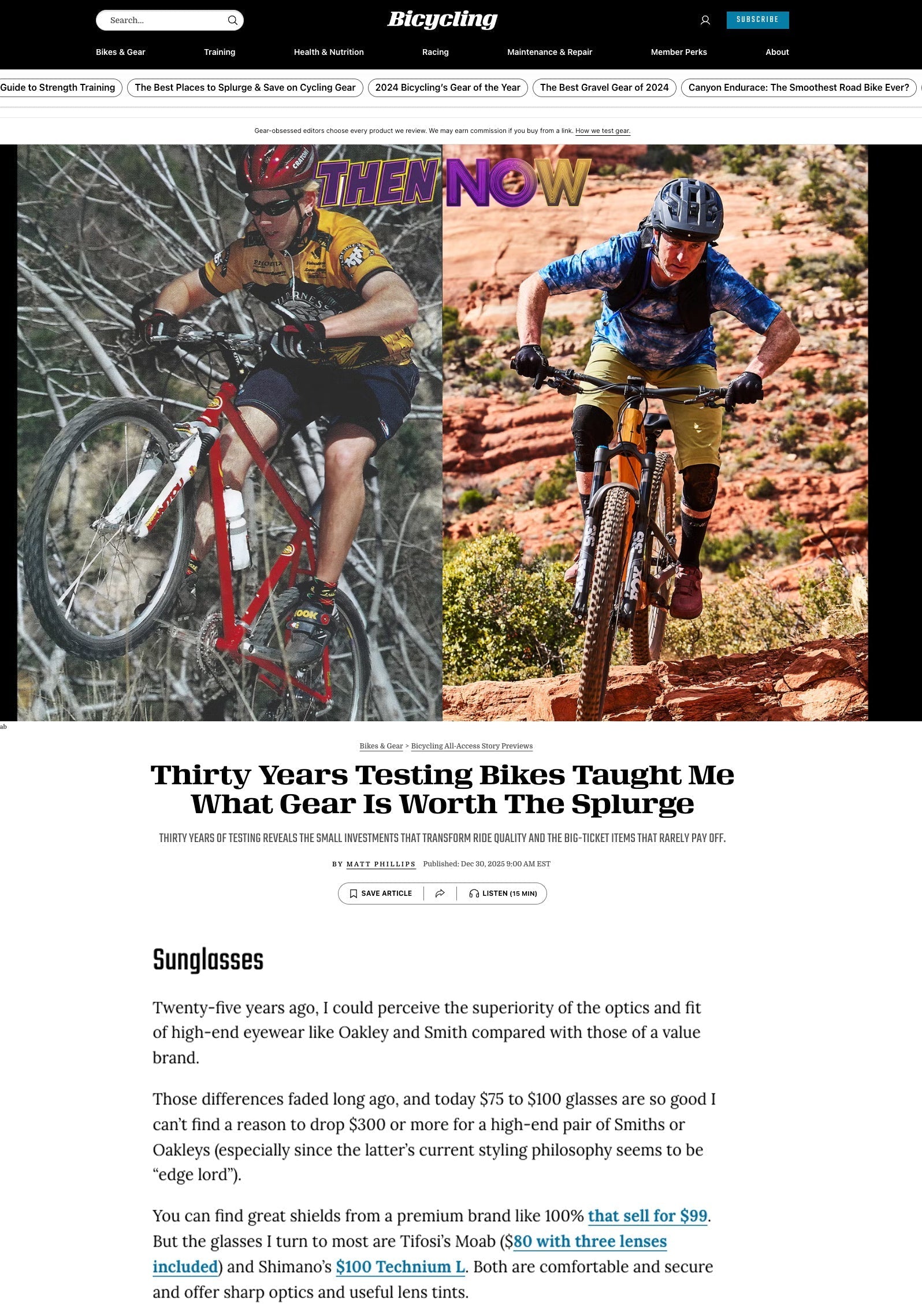 What Bike Gear is Worth your Money