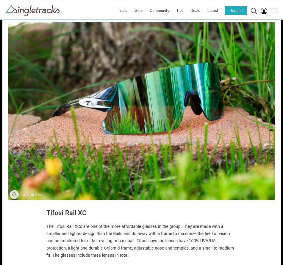 Singletracks 5 Performance MTB Sunglasses Reviewed