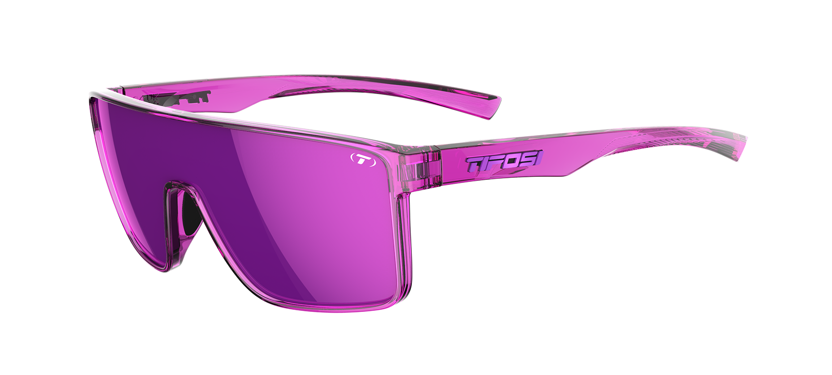 Purple shield sunglasses