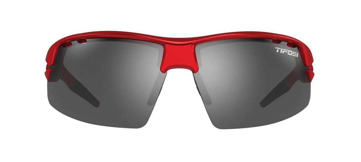 Crit Metallic Red Smoke Interchange sunglass Front