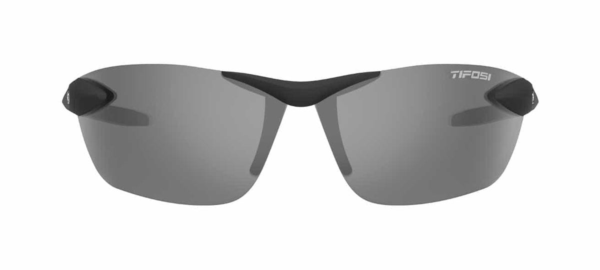 seek matte black smoke outdoor sunglass front