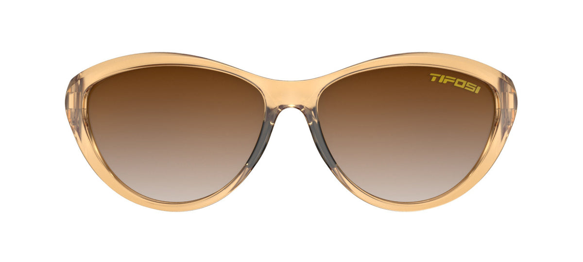 shirley crystal brown onyx brown gradient womens sunglass front