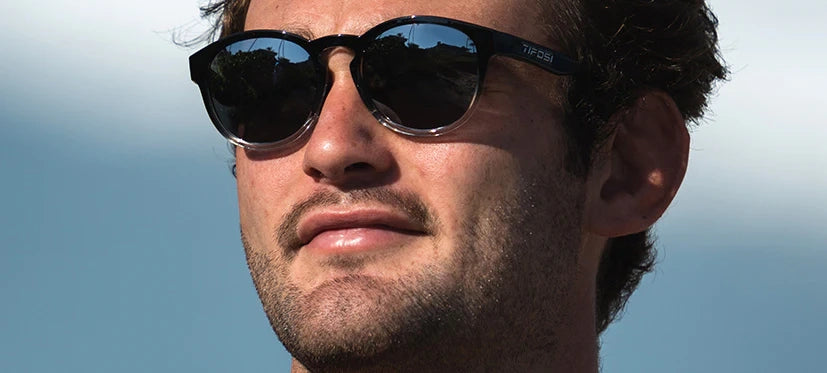 Man wearing Svago sunglasses