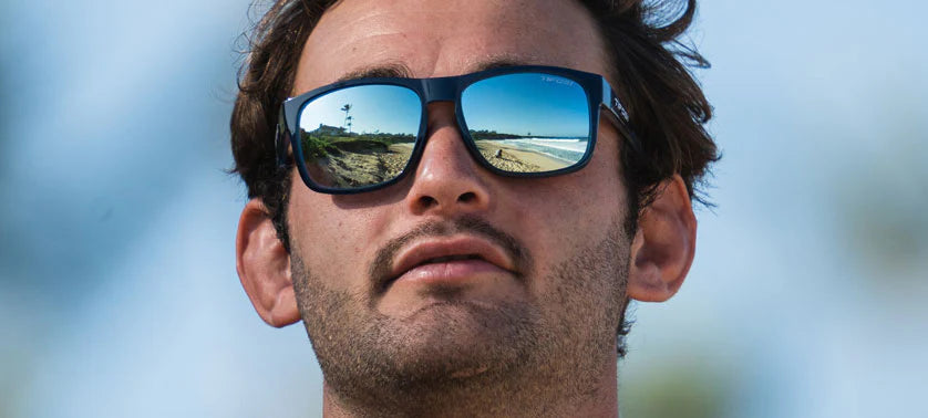 Man wearing Swick sunglasses