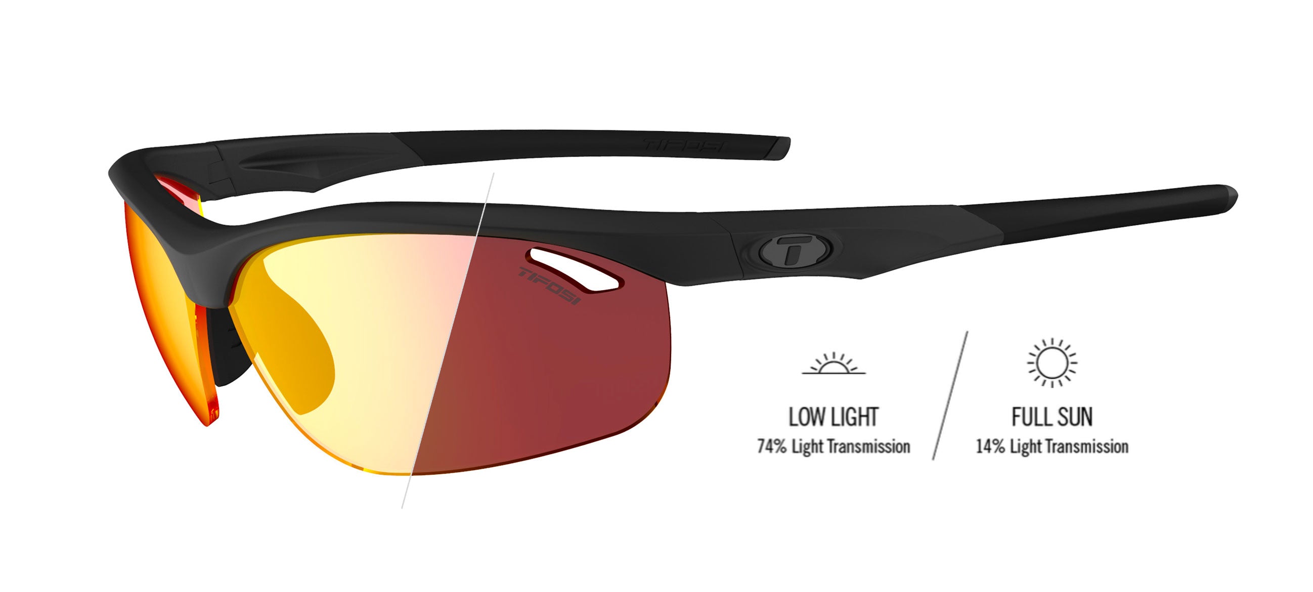 Veloce clarion red fototec sunglasses