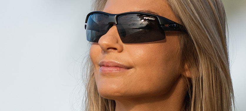 Female Crit Matte Black Interchange sunglass