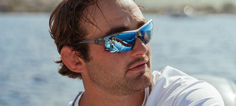 Male Crit Matte Smoke Polarized sunglass