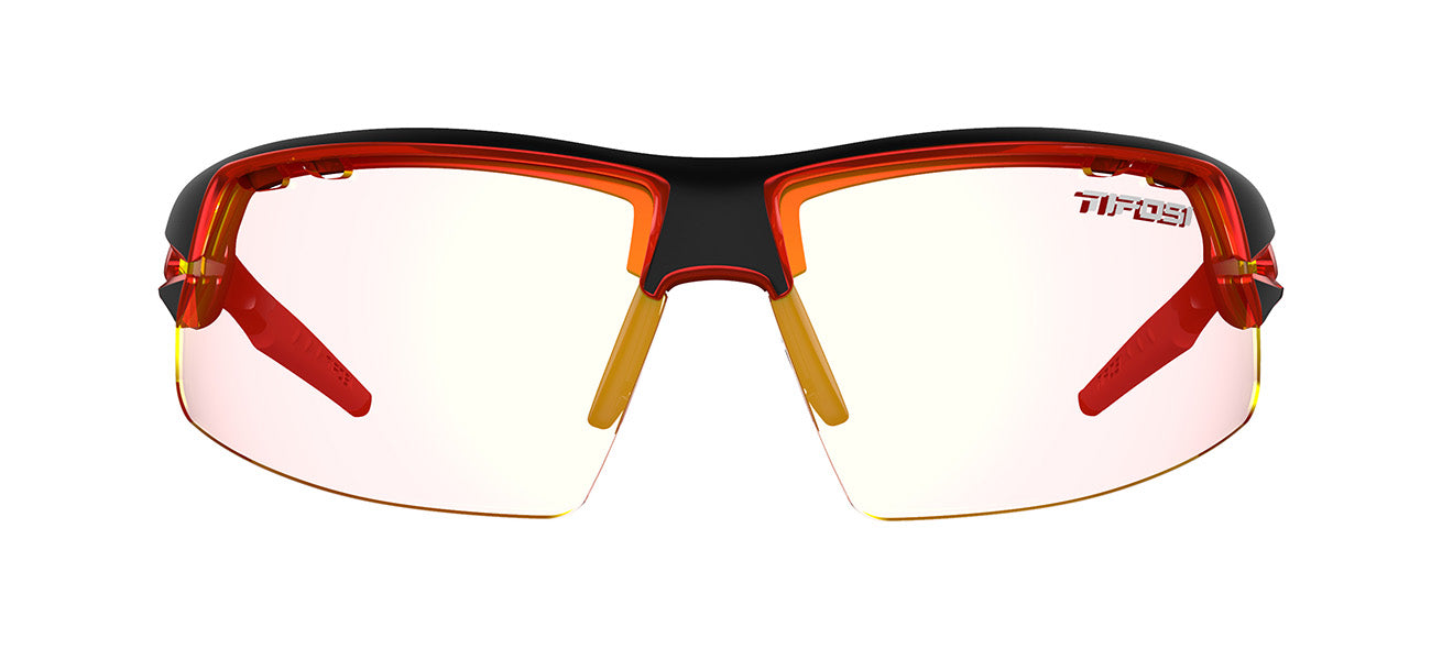 Crit Black/Red Clarion Red Fototec Cyclist Sunglass Front