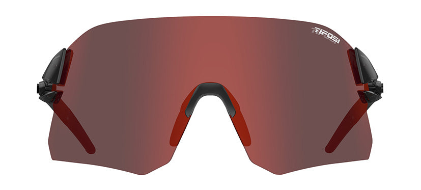 rail crystal smoke clarion red shield sunglass front