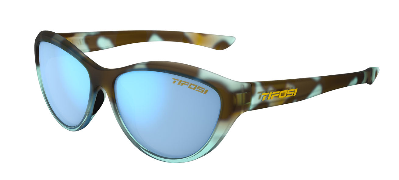 shirley blue tortoise cat-eye womens sunglasses