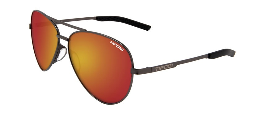 shwae graphite red mirror aviator sunglass
