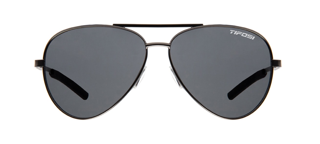 shwae graphite smoke aviator sunglass front