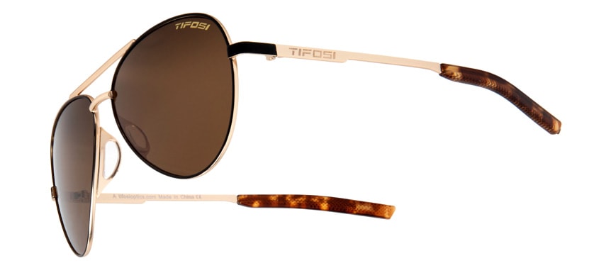 shwae midnight gold brown aviator sunglass hero