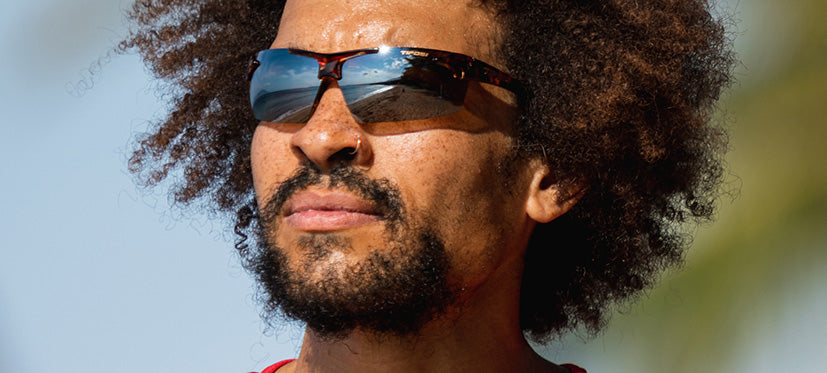 Male wearing Track tortoise