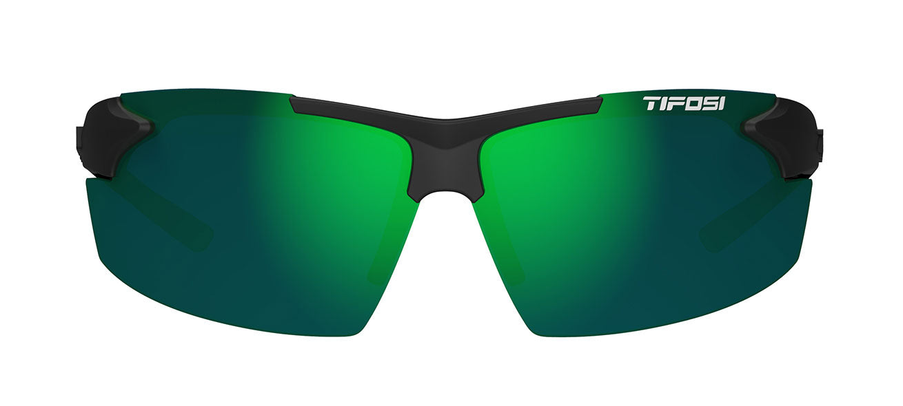 Track blackout smoke green front view