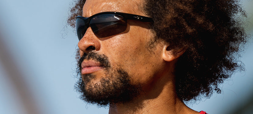 Mens golf glasses Veloce gloss black enliven