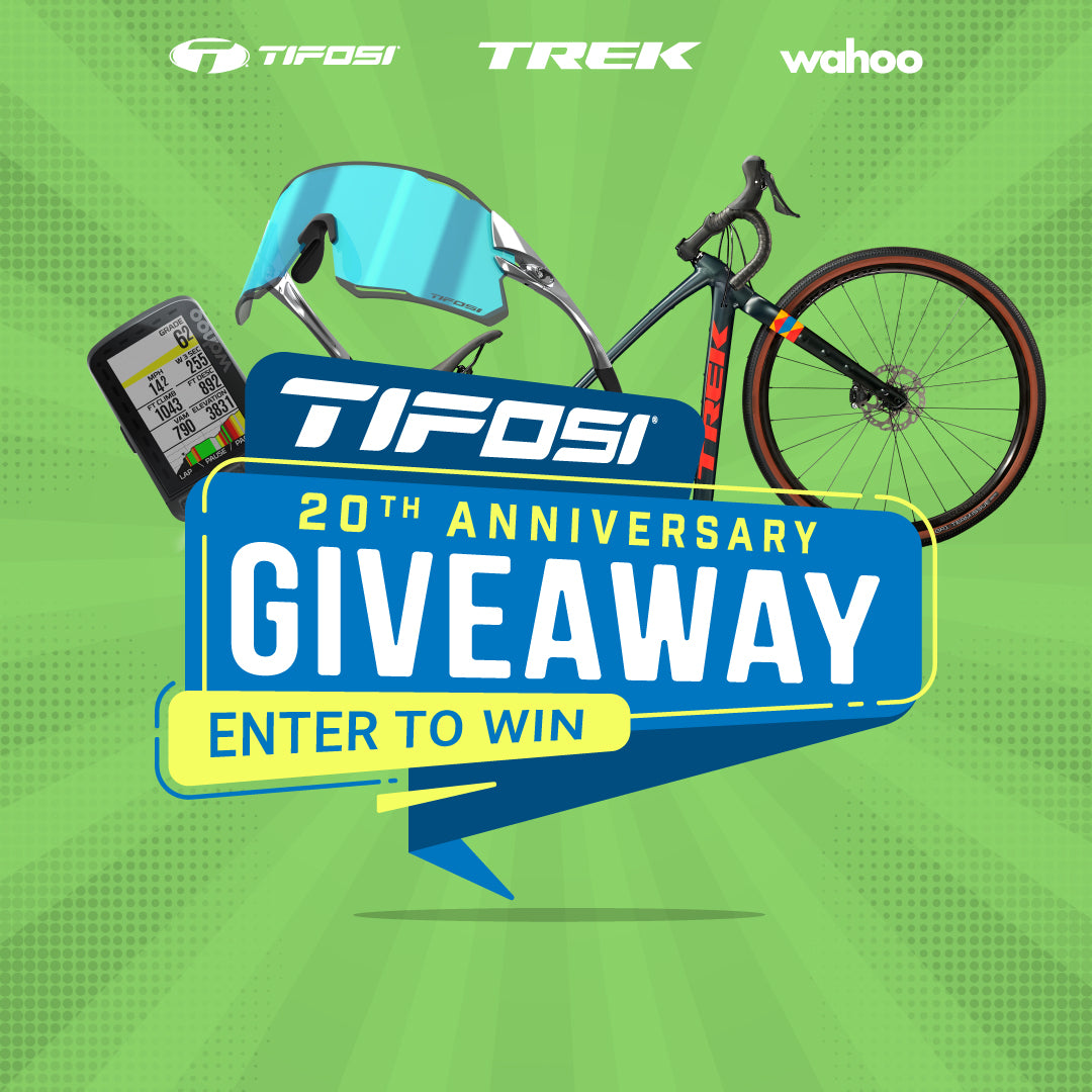 Tifosi Optics Celebrates 20th Anniversary with Platinum Giveaway Package