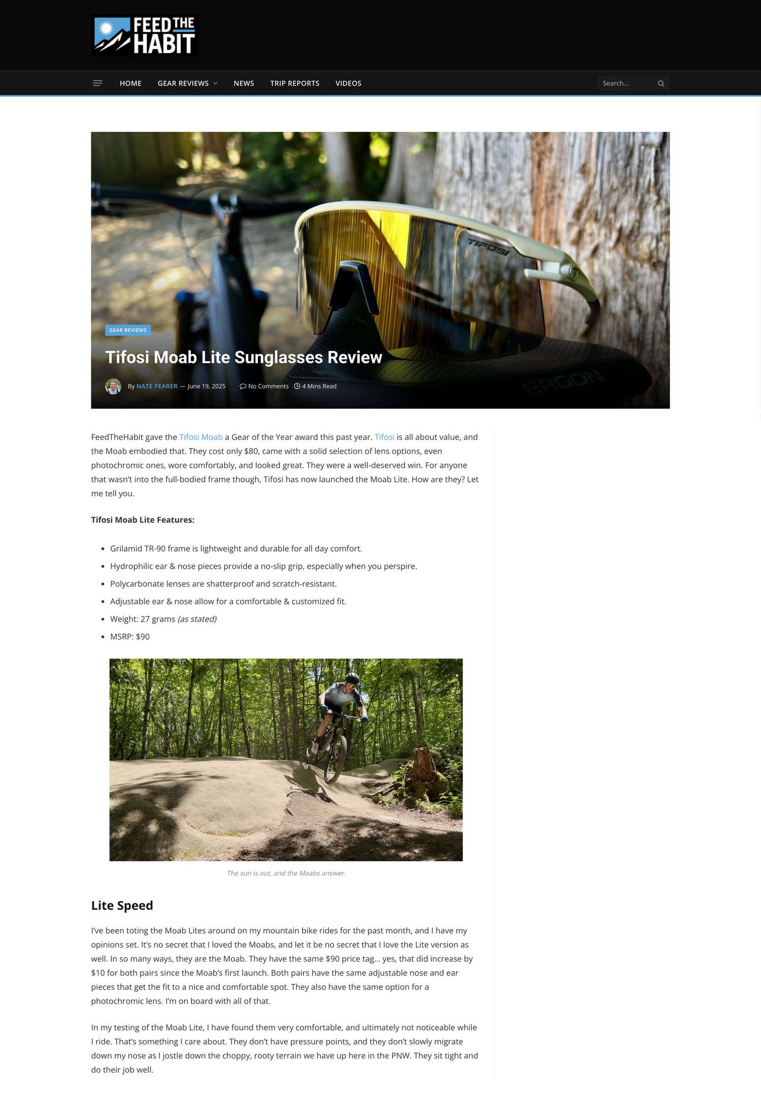 Product Review Page