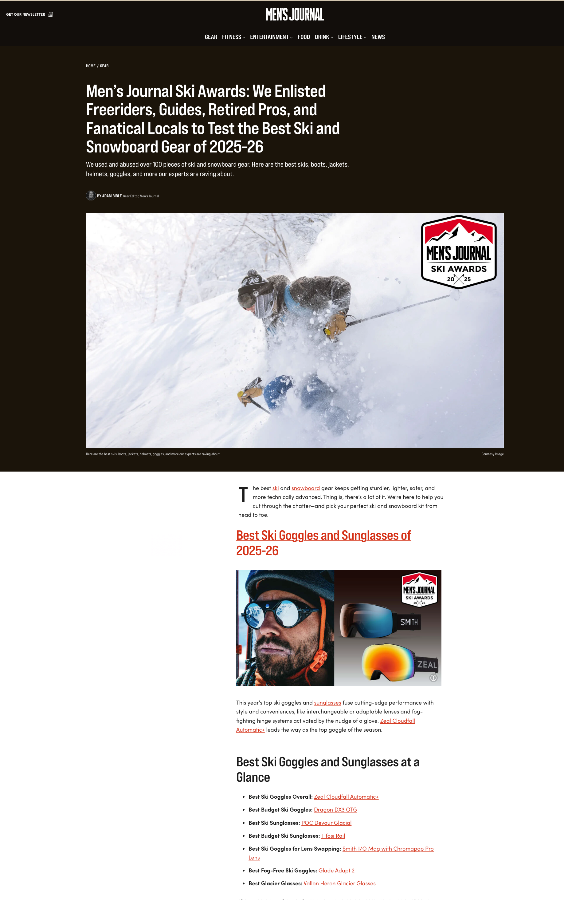 Best Budget Ski Sunglasses: Tifosi Rail