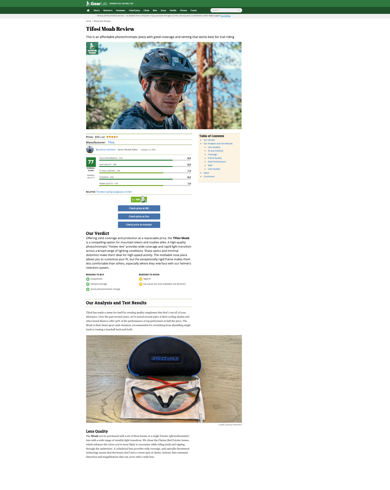 Tifosi Moab Review