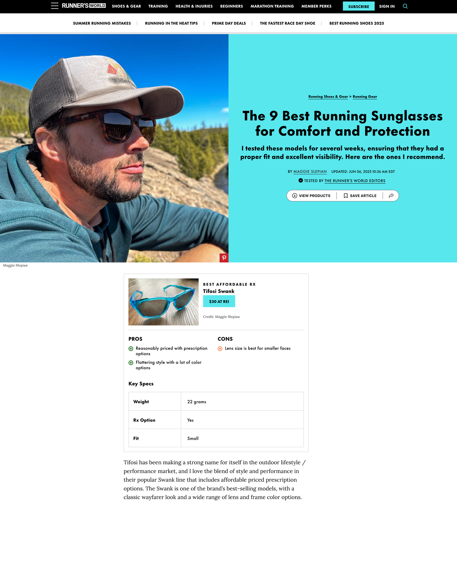 Product Review Page