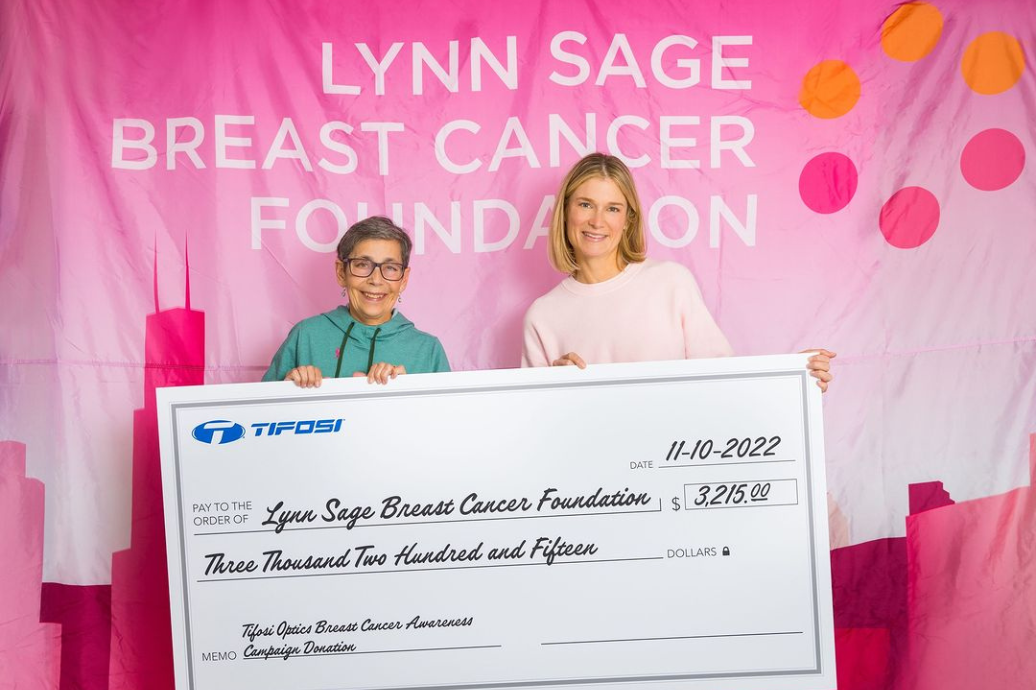 Tifosi’s Awareness Collection Raises $3.2K for Lynn Sage Breast Cancer Foundation