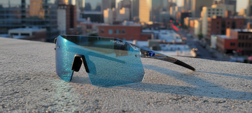 Moab XC Rimless Cycling Glasses | Crystal Smoke Frame