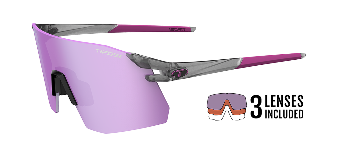 Moab XC Rimless Cycling Glasses | Satin Vapor Frame - Interchange