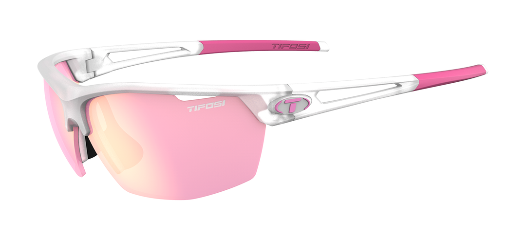 Navar Half Frame Sport Sunglasses | Golf & Running | Satin Clear