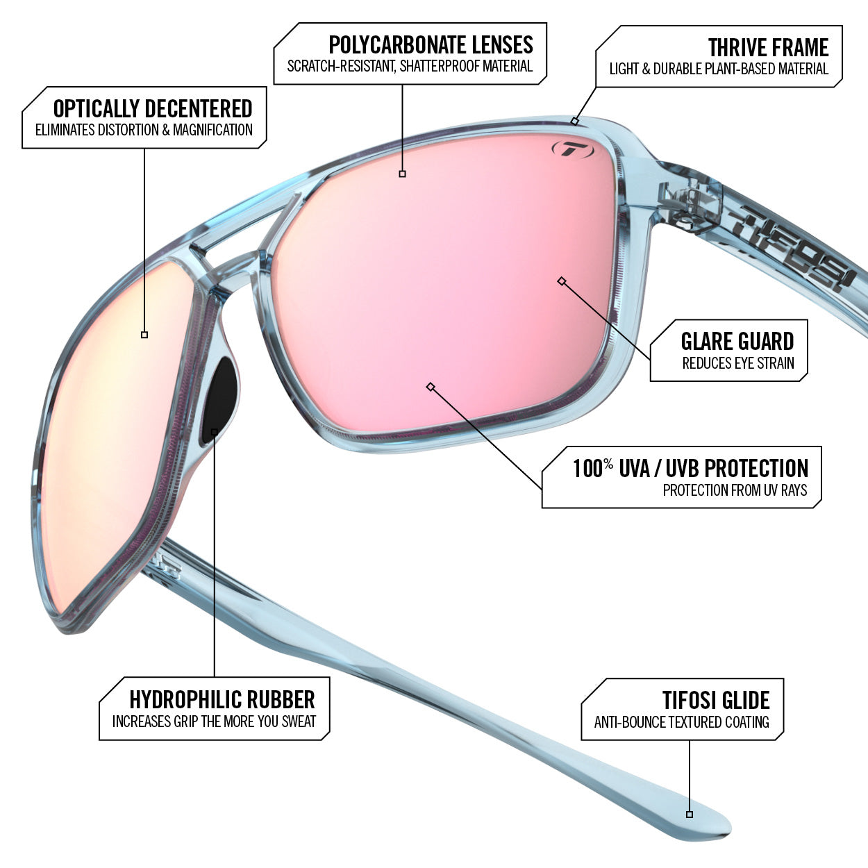 ドンカラス　フルレート Salto Square Aviator Sunglasses | Built for Adventure | Blue