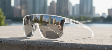 Sanctum XL Oversized Sport Sunglasses | Go Bigger | Satin Clear
