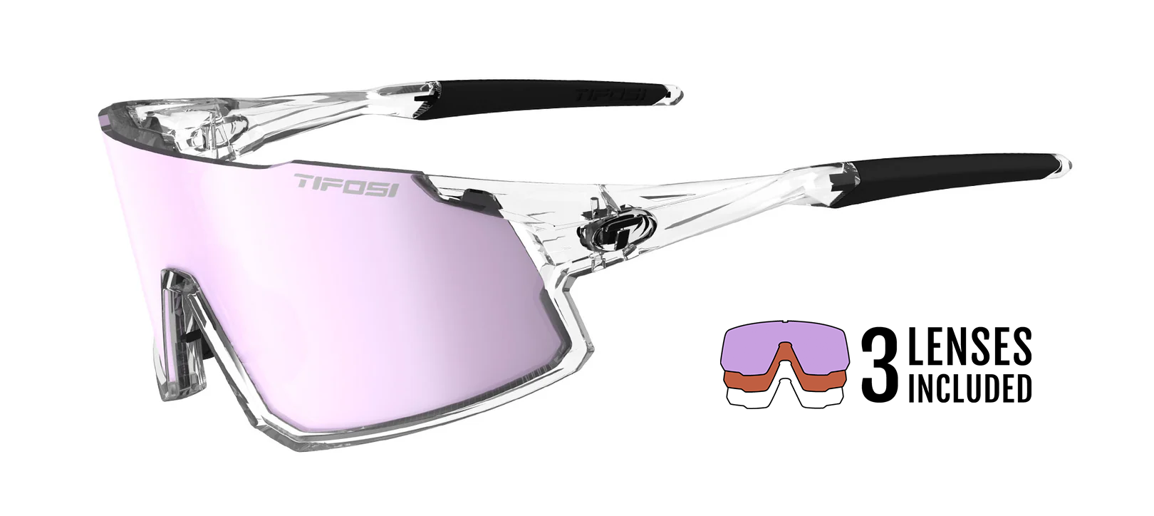 Stash Shield Sunglasses for Cycling and Baseball | Tifosi Optics