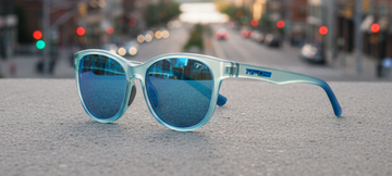 Stella Women's Cat-Eye Sunglasses | Blue Haze Frame - Smoke Tint