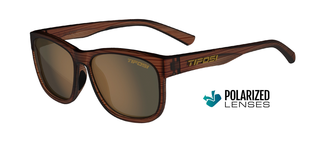 Swank XL Sport Sunglasses for Large Faces | Woodgrain Frame