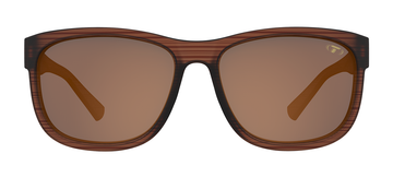 Swank XL Sport Sunglasses | Woodgrain Frame - Polarized Brown Tint