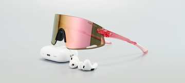 Vogel XC Running Sunglasses | Lightweight Sport Eyewear | Crystal
