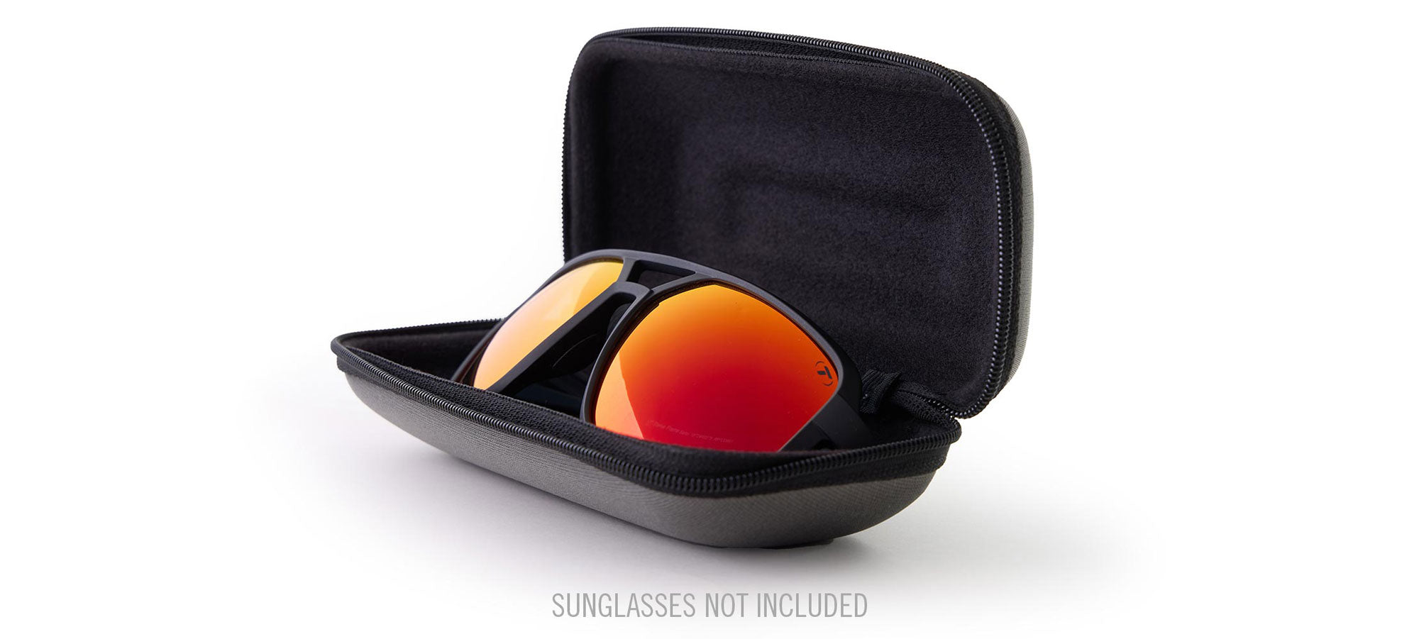 sunglasses holder with display sunglasses, grey