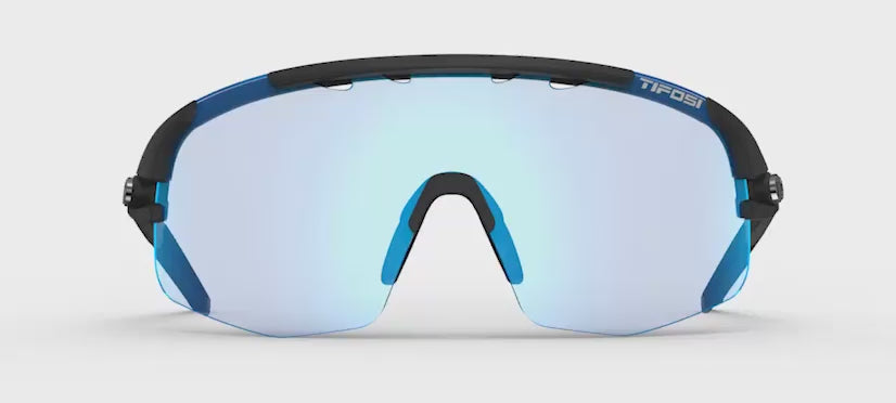 Sledge Lite clarion blue fototec photochromic sport sunglasses turntable video