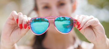 Selca Sustainable Aviator Sunglasses | Eco-Friendly | Plum  display picture 1