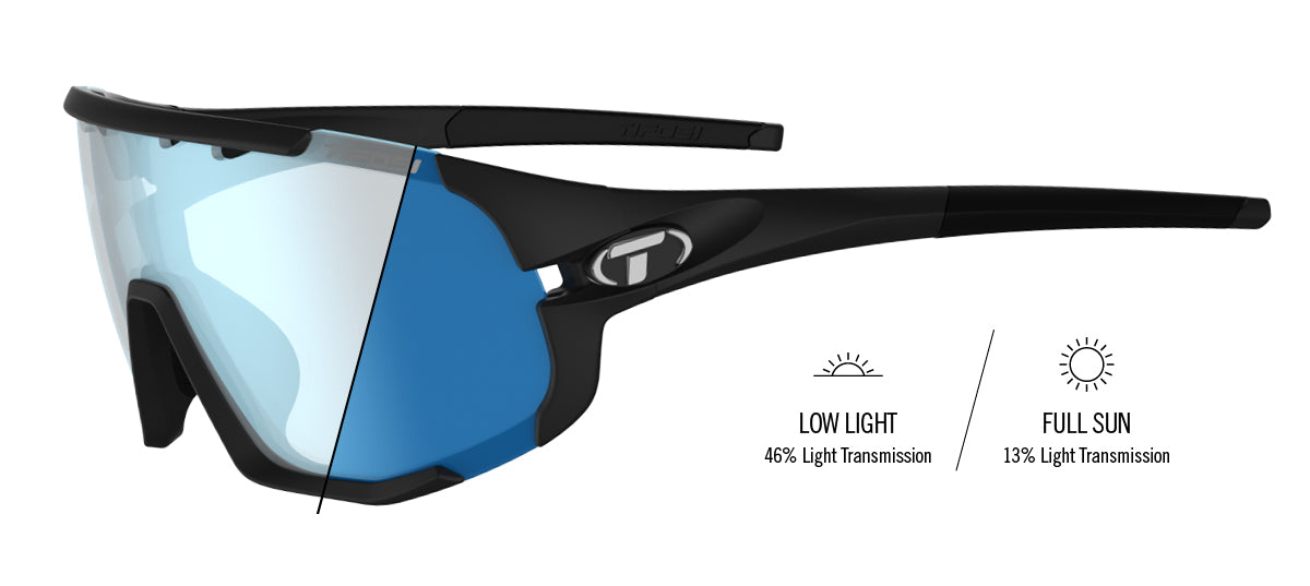 Sledge clarion blue fototec photochromic sport sunglasses
