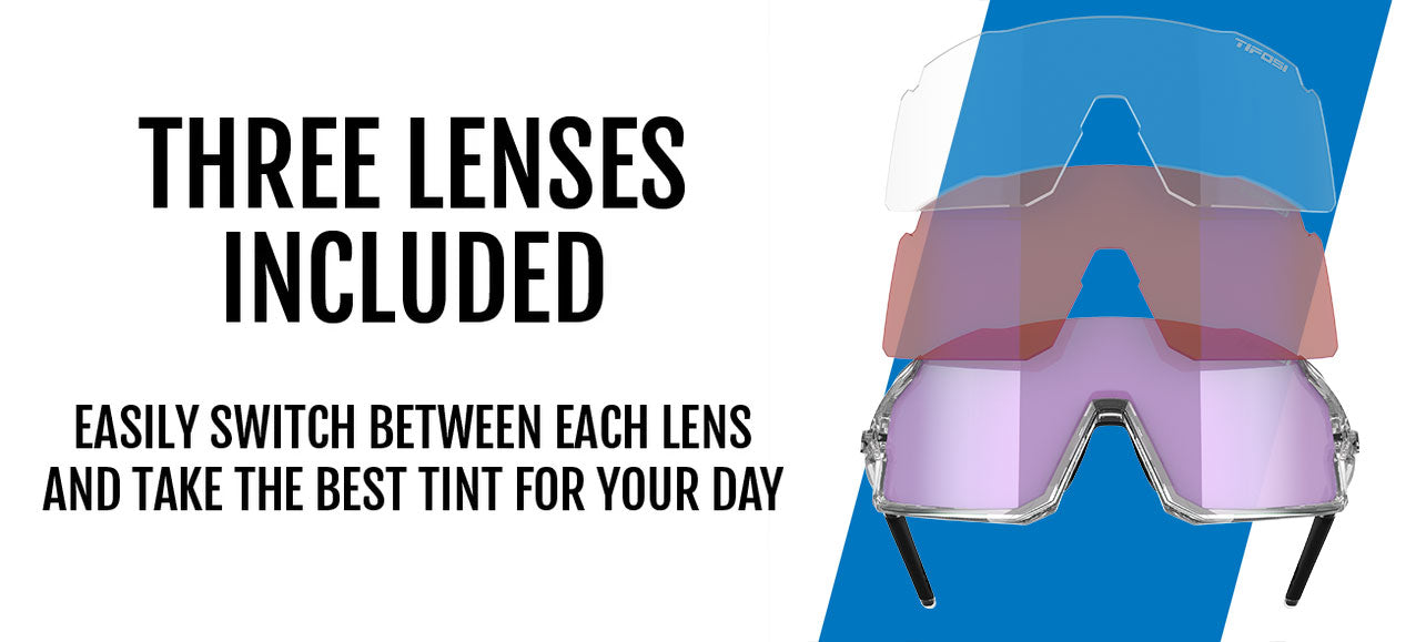 Stash Shield Sunglasses for Cycling and Baseball | Tifosi Optics