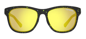 Swank XL cosmic black with smoke yellow lens front view