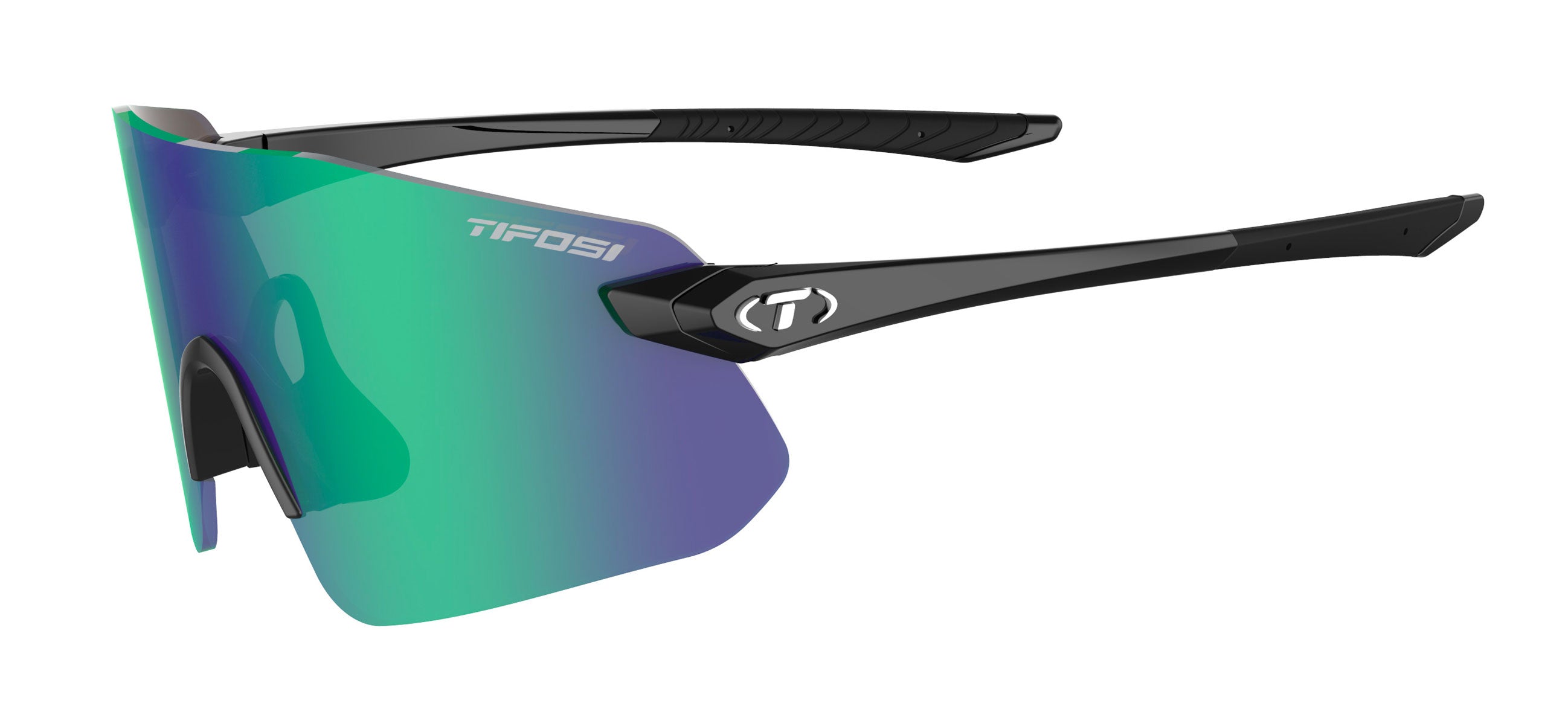 Vogel SL Shield Sunglasses for Running | Gloss Black Frame - Smoke Tint ...