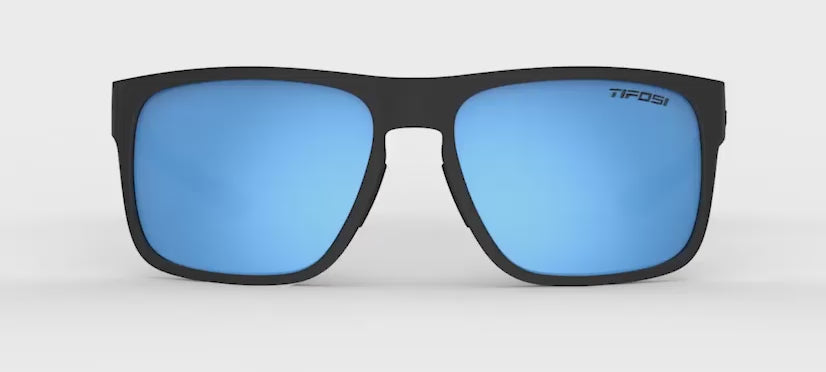 Swick blackout sky blue polarized sunglasses turntable video