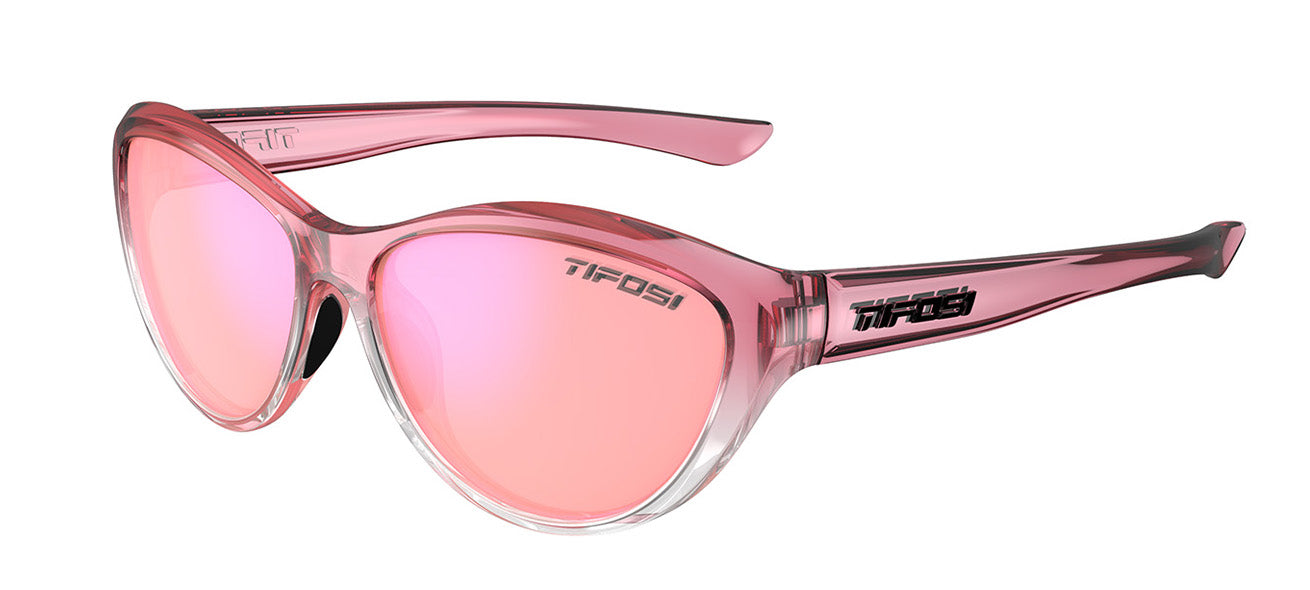 shirley crystal pink fade breast cancer cat eye sunglasses pink